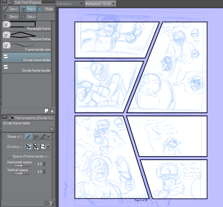 5 Steps To Setting Up A Comic Page in CLIP STUDIO PAINT